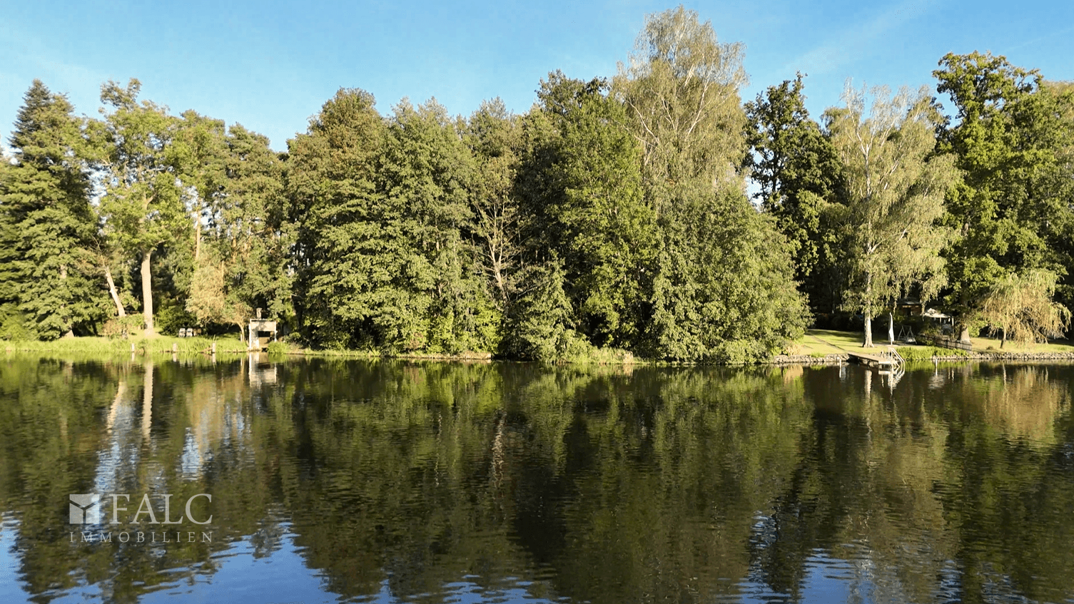 Blick vom Steg